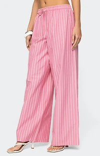 Edikted Maggy Striped Wide Leg Pants