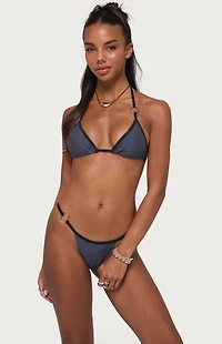 Edikted Kenni Ring Contrast Triangle Bikini Top