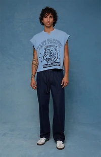 Pacsun Dark Blue Straight Drawstring Pants