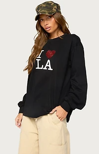Edikted Loving LA Long Sleeve Top