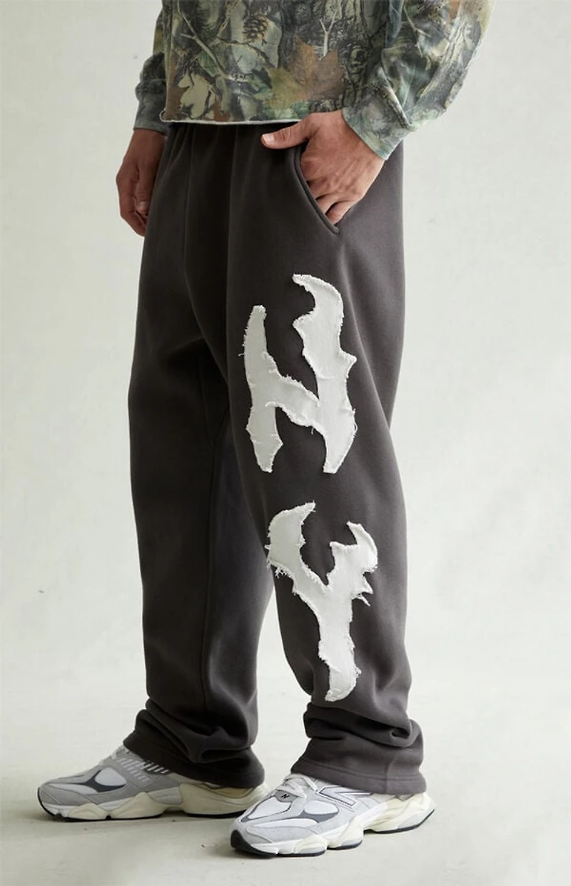 Pacsun NY Raw Applique Baggy Sweatpants