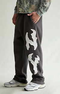 Pacsun NY Raw Applique Baggy Sweatpants