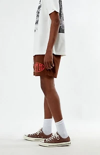 Post Malone Brown 4.5" Swim Trunks