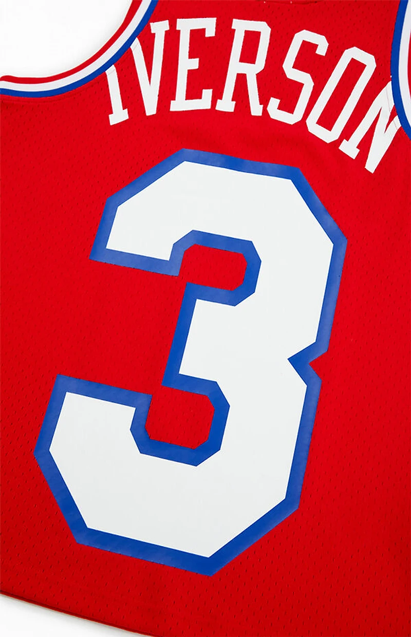 Mitchell & Ness Allen Iverson Sixers Jersey