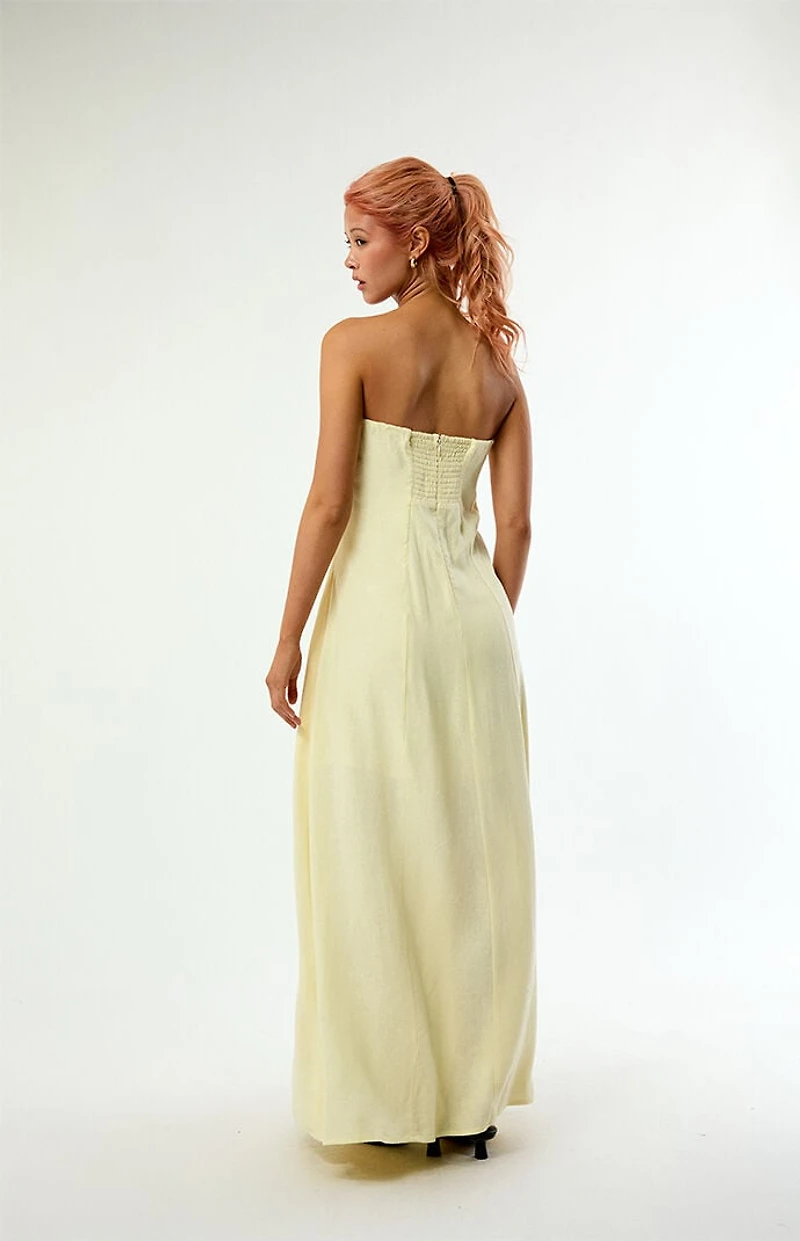 WEWOREWHAT A-Line Strapless Maxi Dress