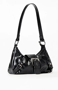 Pacsun Faux Leather Buckle Shoulder Bag