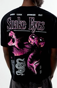 Pacsun Snake Eyes Cropped Boxy T-Shirt
