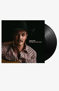 Zach Top Cold Beer & Country Music Vinyl Record