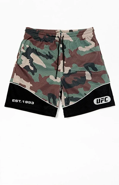 UFC Camo Panel Mesh Shorts