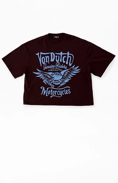 Von Dutch Motorcycle Cropped T-Shirt