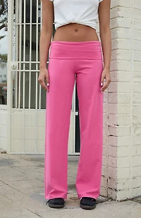 John Galt Pink Priscilla Flare Pants