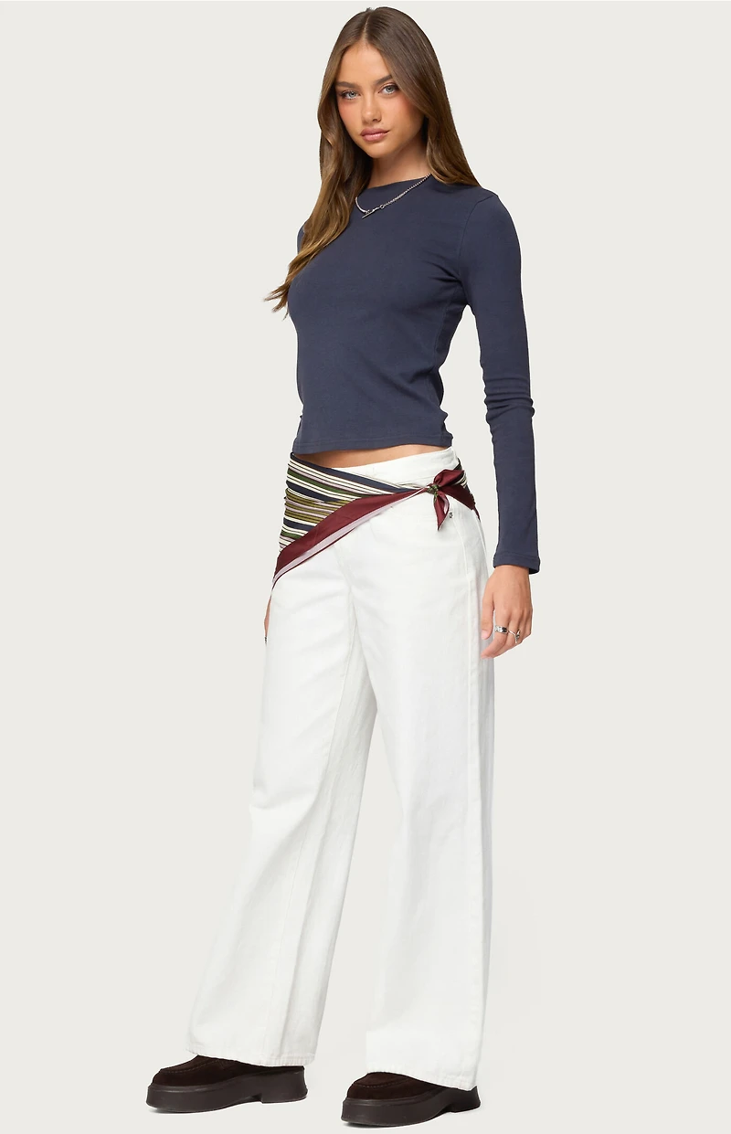 Edikted Kiyan Long Sleeve T Shirt