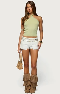 Edikted Paradiso Knit Halter Top