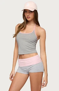 Edikted Yurie Contrast Halter Top