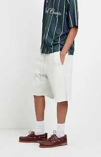 Pacsun Light Gray Fleece Volley Sweat Shorts