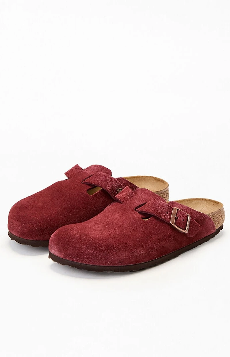 Birkenstock Women’s Boston Soft Footbed Clog Maroon