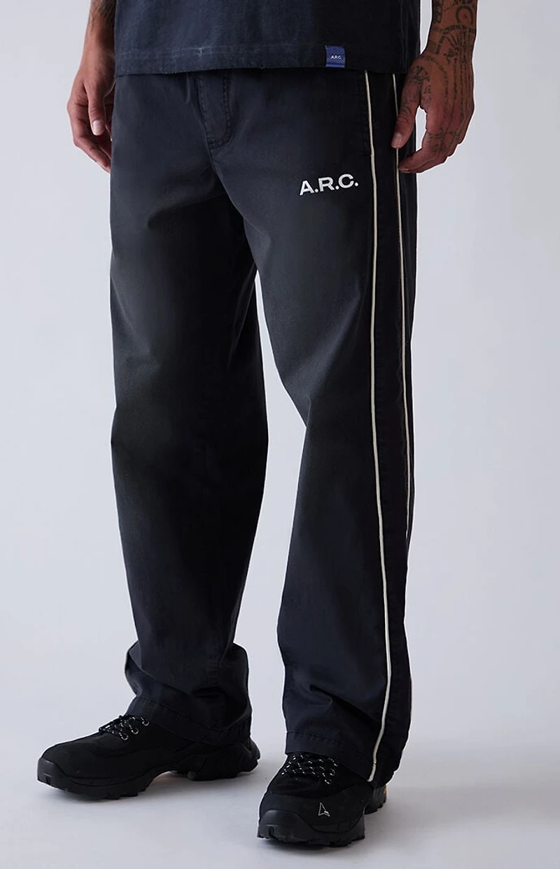 A.R.C. Black Active Vintage Wash Track Pants