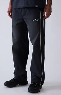 A.R.C. Black Active Vintage Wash Track Pants