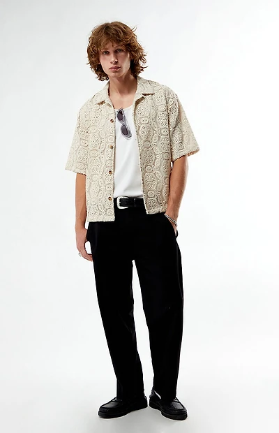 FIELD OF STUDY by Pacsun Floral Yucca Camp Shirt