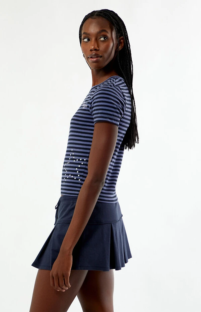 Your Favorite Sweet Sunset Striped Skimmer T-Shirt