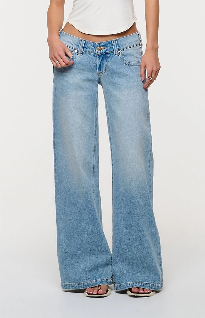 ABRAND Jody 00 Low Rise Wide Leg Jeans
