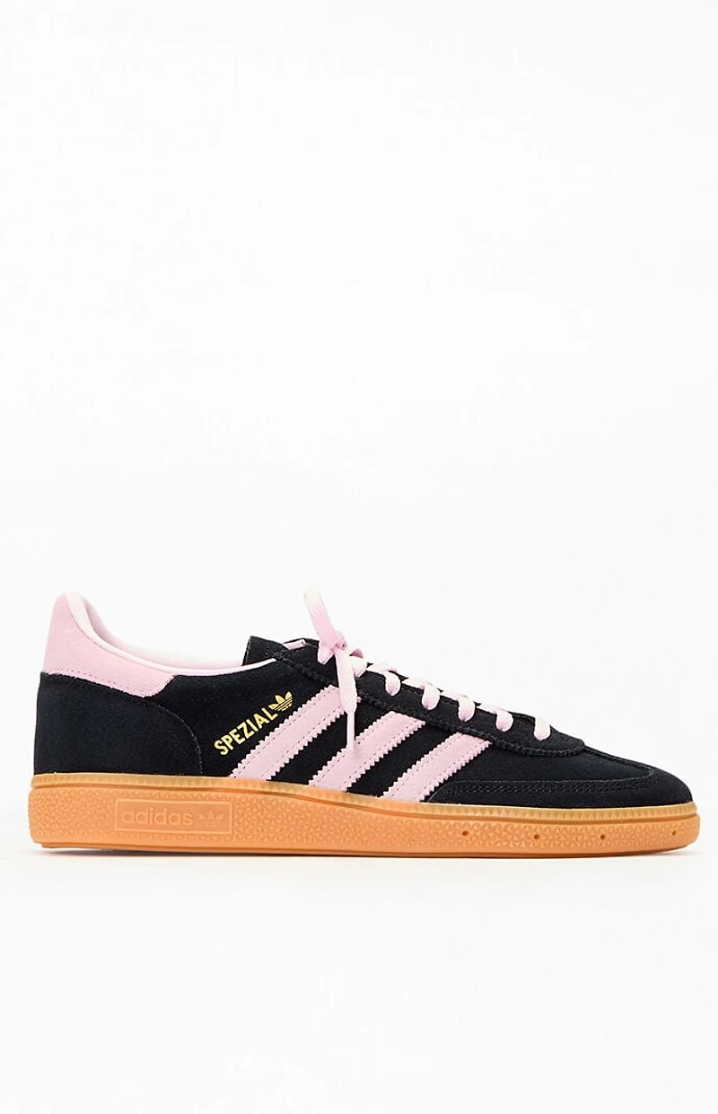 adidas Women's Black & Pink Handball Spezial Sneakers