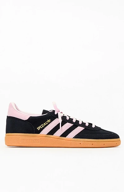 adidas Women's Black & Pink Handball Spezial Sneakers