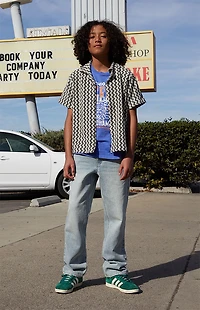 Pacsun Kids Chevron Camp Shirt