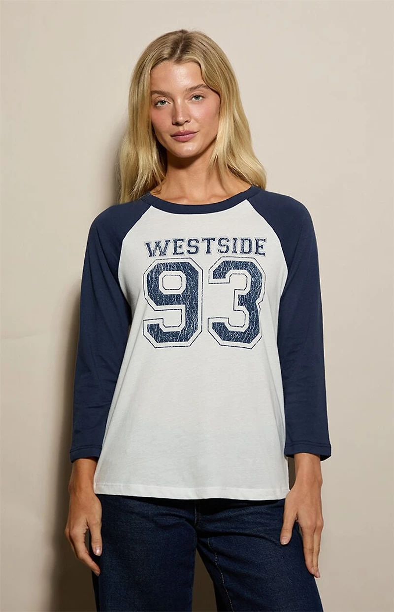 Pacsun Westside 93 Long Sleeve Baseball T-Shirt