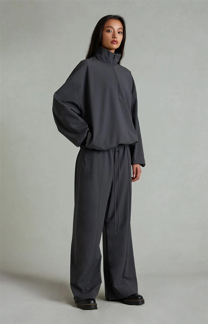 Fear of God ESSENTIALS Women's Iron Gray Relaxed Track Pants