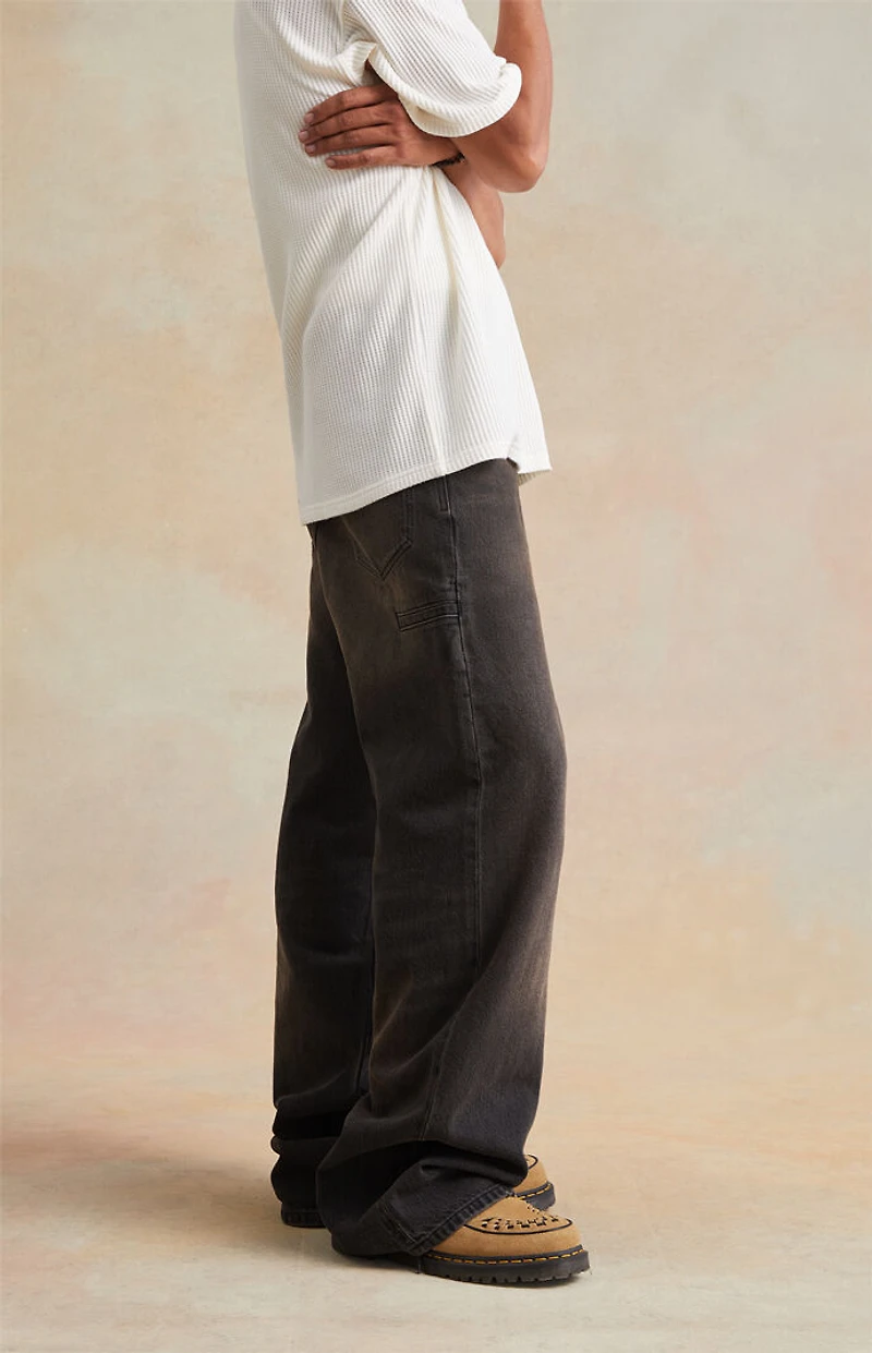 RARE DNM EDIT Black Ball Chain Extreme Baggy Jeans