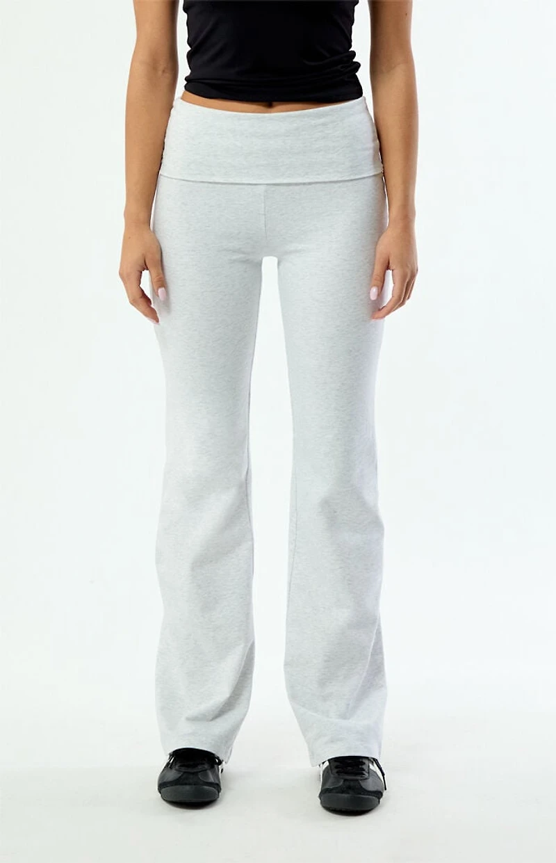 Pacsun Sutton Fold-Over Flare Pants