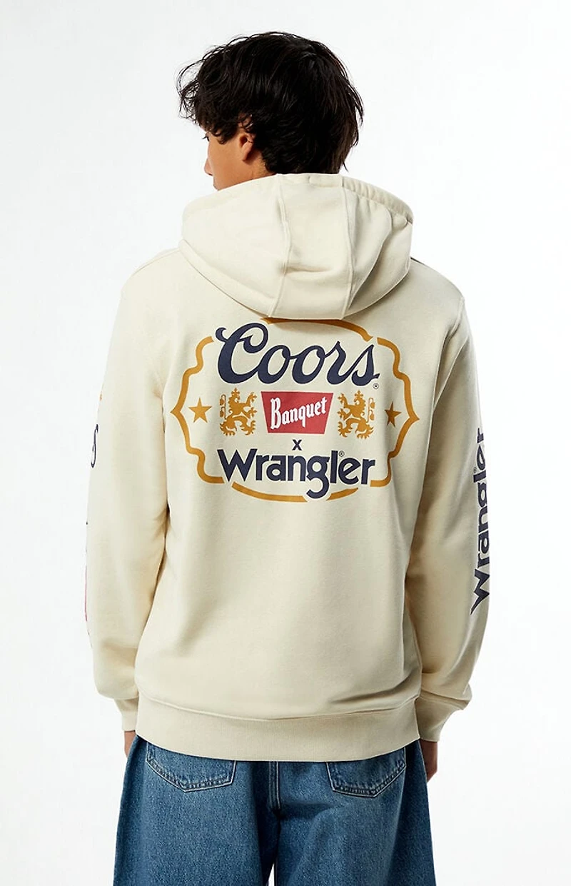 Wrangler x Coors Banquet Off White Hoodie
