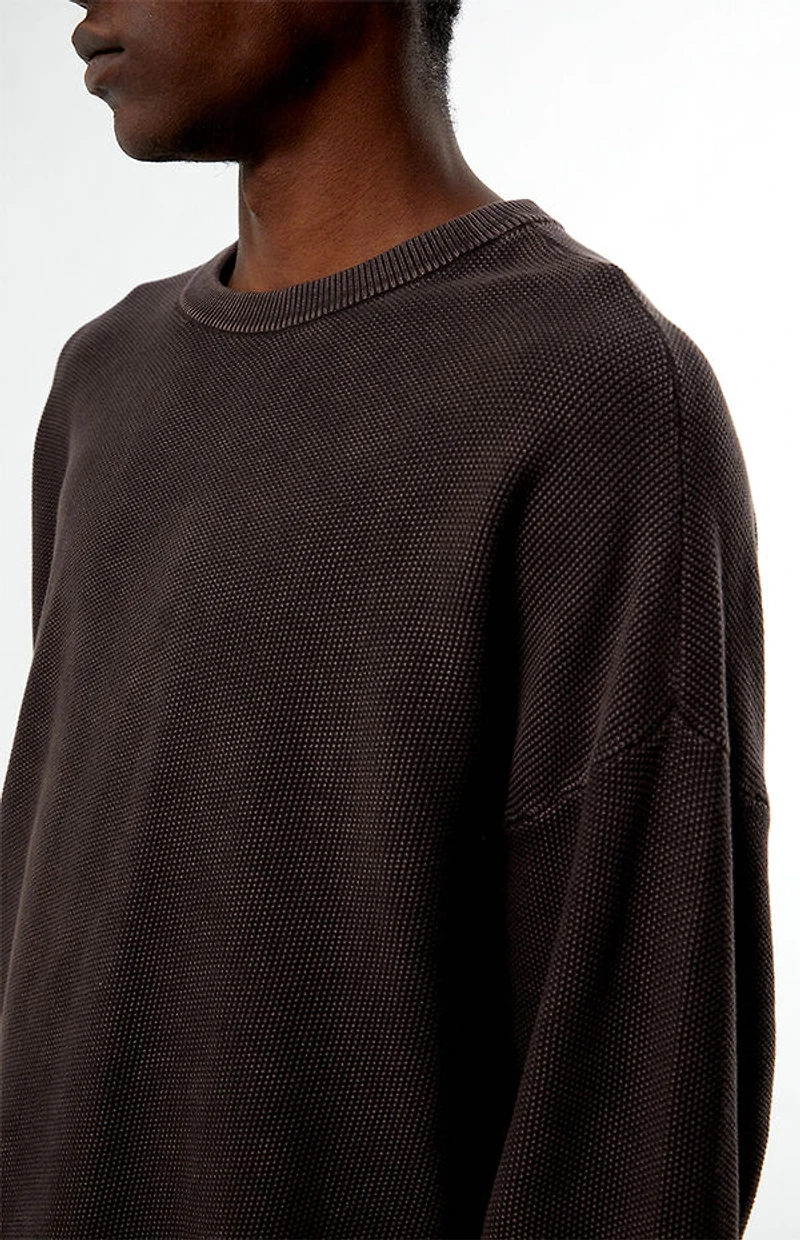 Pacsun Textured Crew Neck Sweater