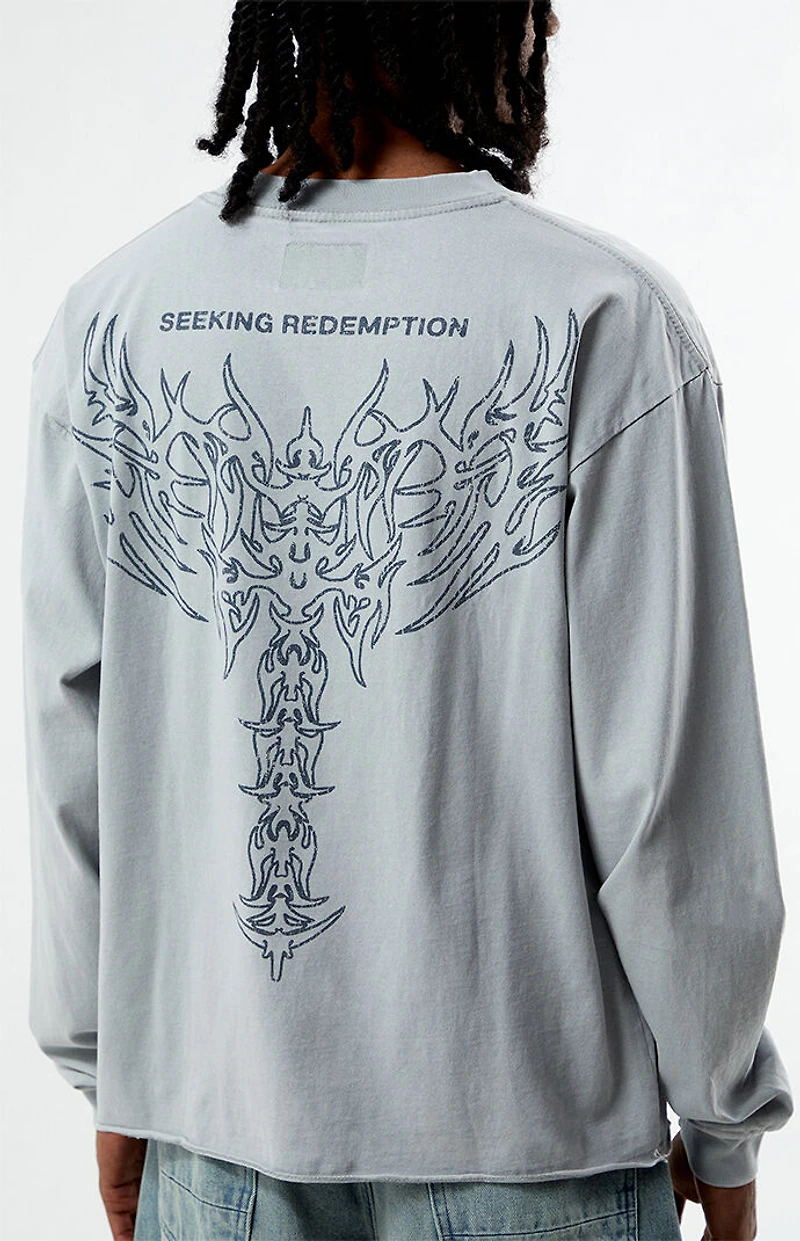 Pacsun Redemption Cropped Long Sleeve T-Shirt