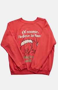 PS VINTAGE '90s Santa's Paying Crew Neck Sweatshirt