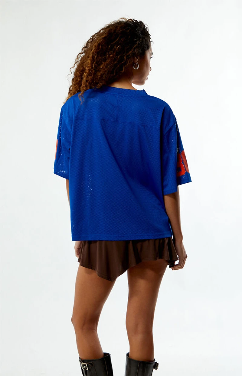 Pacsun Blue Tailgate 80 Short Sleeve Jersey