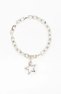 LA Hearts Star Chain Bracelet