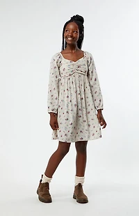 Pacsun Kids Ditsy Long Sleeve Mini Dress