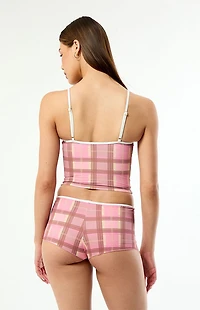 Snorkelbear Plaid Bella Swim Shorts