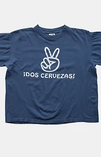 PS VINTAGE '90s Dos Cervezas Cropped T-Shirt
