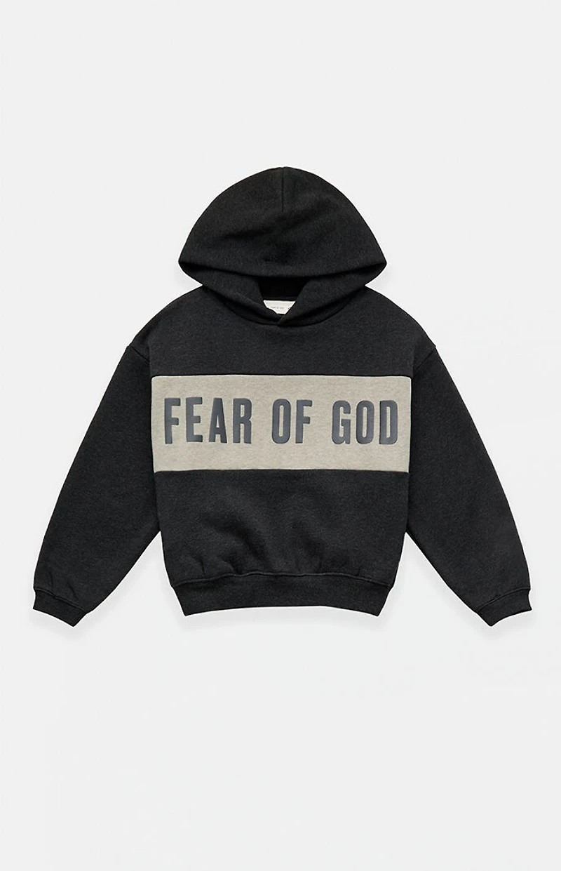 Fear of God ESSENTIALS Kids Paneled Cropped Relaxed Hoodie
