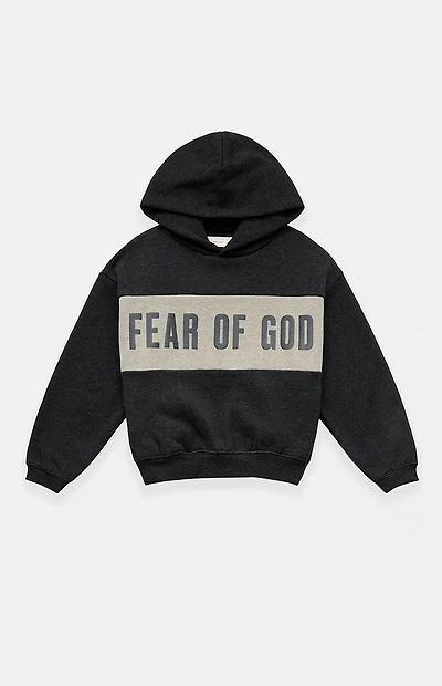 Fear of God ESSENTIALS Kids Paneled Cropped Relaxed Hoodie