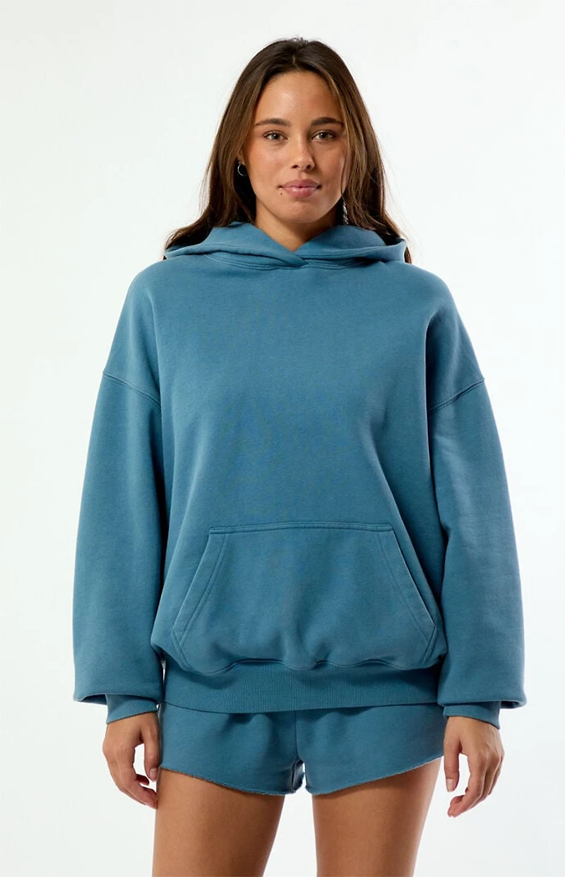 Pacsun Dark Blue Ultra Soft Fleece Core Pullover Hoodie