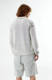 FIELD OF STUDY by Pacsun Sprayed Collared Sweater