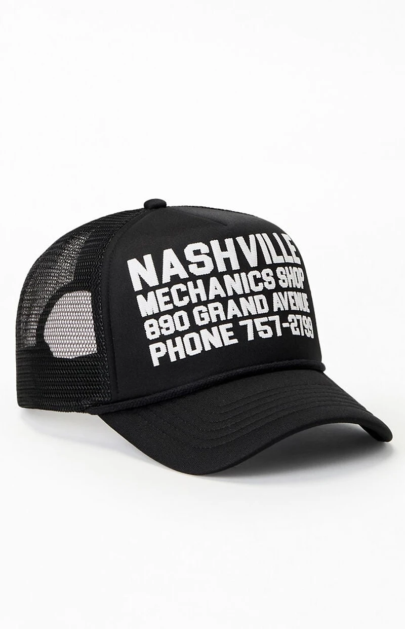 Pacsun Nashville Mechanics Shop Trucker Hat