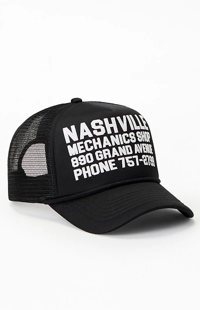 Pacsun Nashville Mechanics Shop Trucker Hat