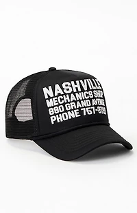 Pacsun Nashville Mechanics Shop Trucker Hat