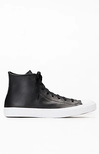Converse Chuck Taylor Black All Star Leather High Top Shoes