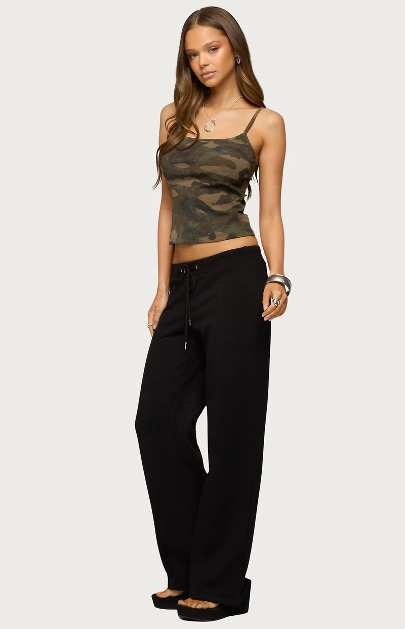 Edikted Ciellah Camo Tank Top